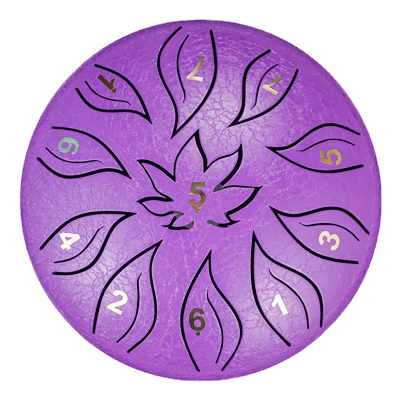 Tongue Drum Steel - Tamburo della lingua 6 pollici 11