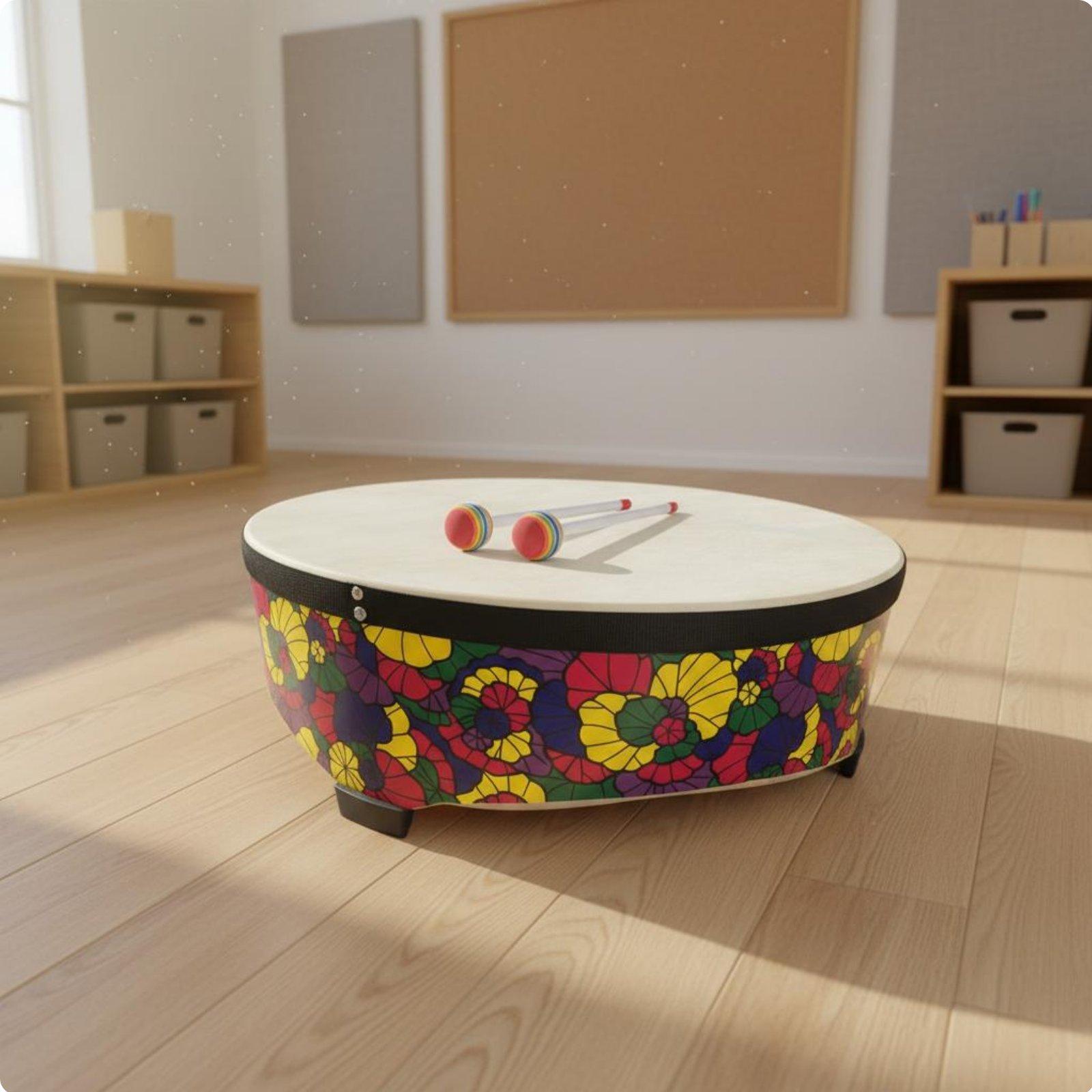 Musical Instrument Groups - Tamburo da Terra in Legno per