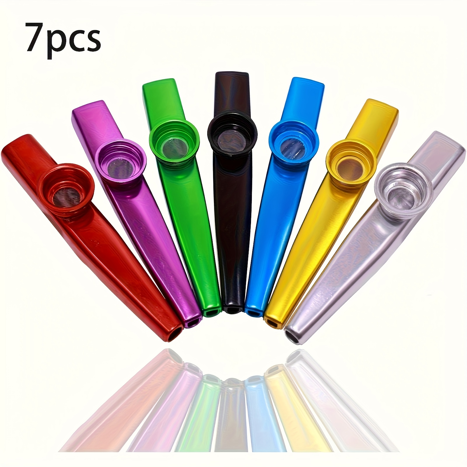 Musical Instrument Note - 7 pezzi Kazoos in metallo dal