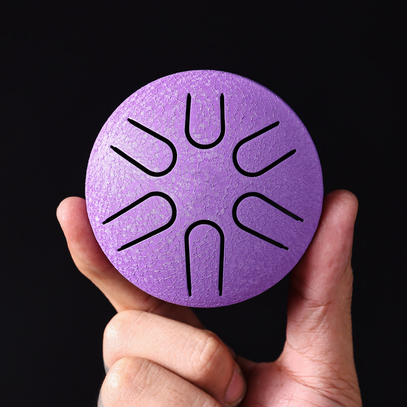 Tongue Drum Steel - Hluru Mini glucofono con tamburo in