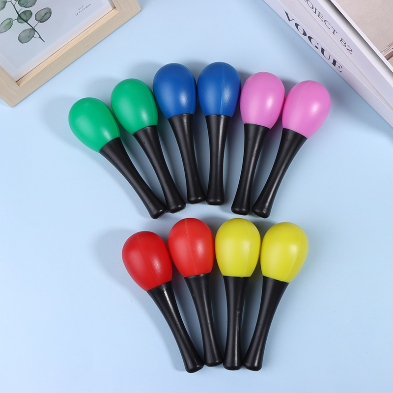 Musical Instrument Maraca - 2 pezzi di plastica Maracas sabbia
