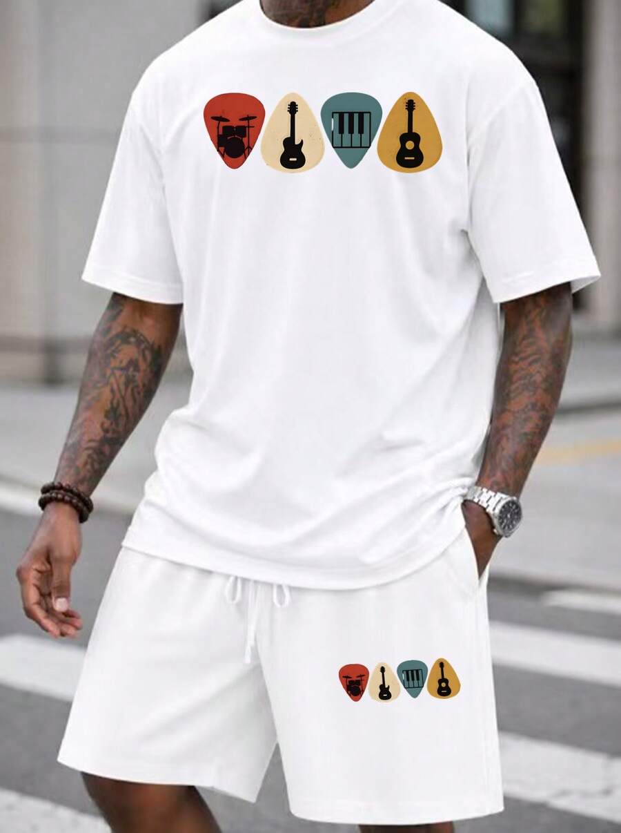 Musical Instruments - Set da Uomo 2 Pezzi: T-Shirt