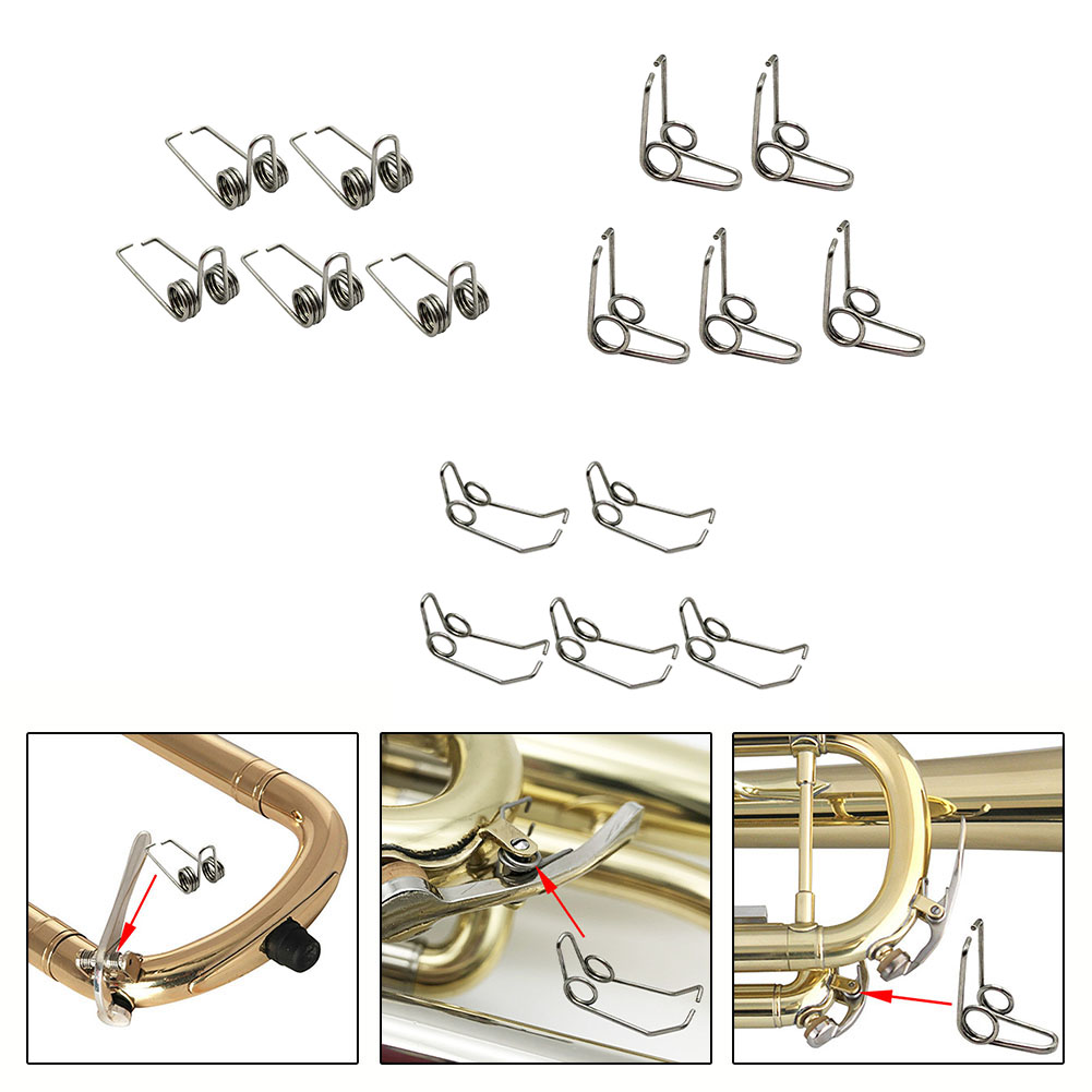 Musical Instrument Manufacturers - 5 pezzi di ferro tromba trombone