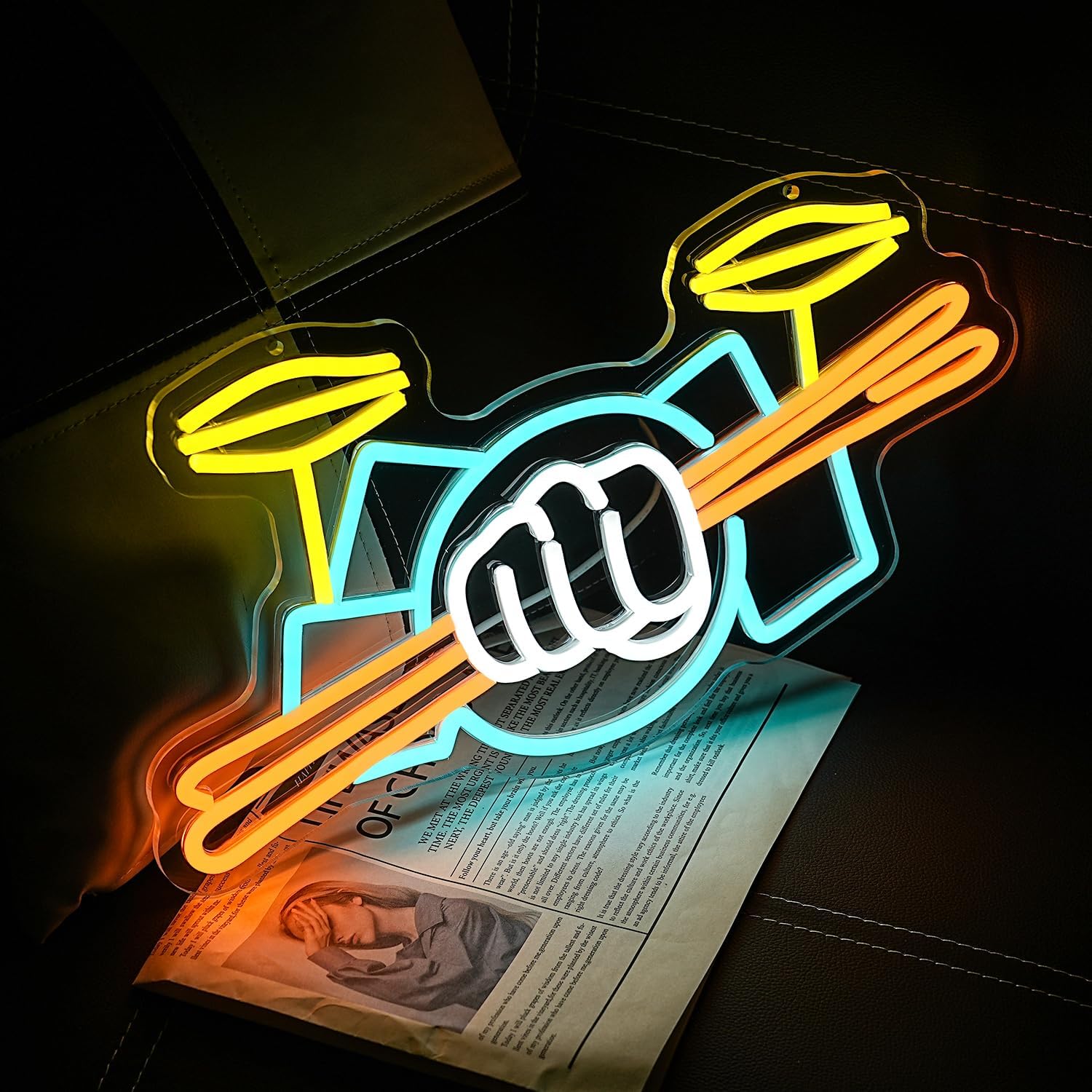 Insegna al Neon a Forma di Bat - Musical Instrument Set recensione e prezzo