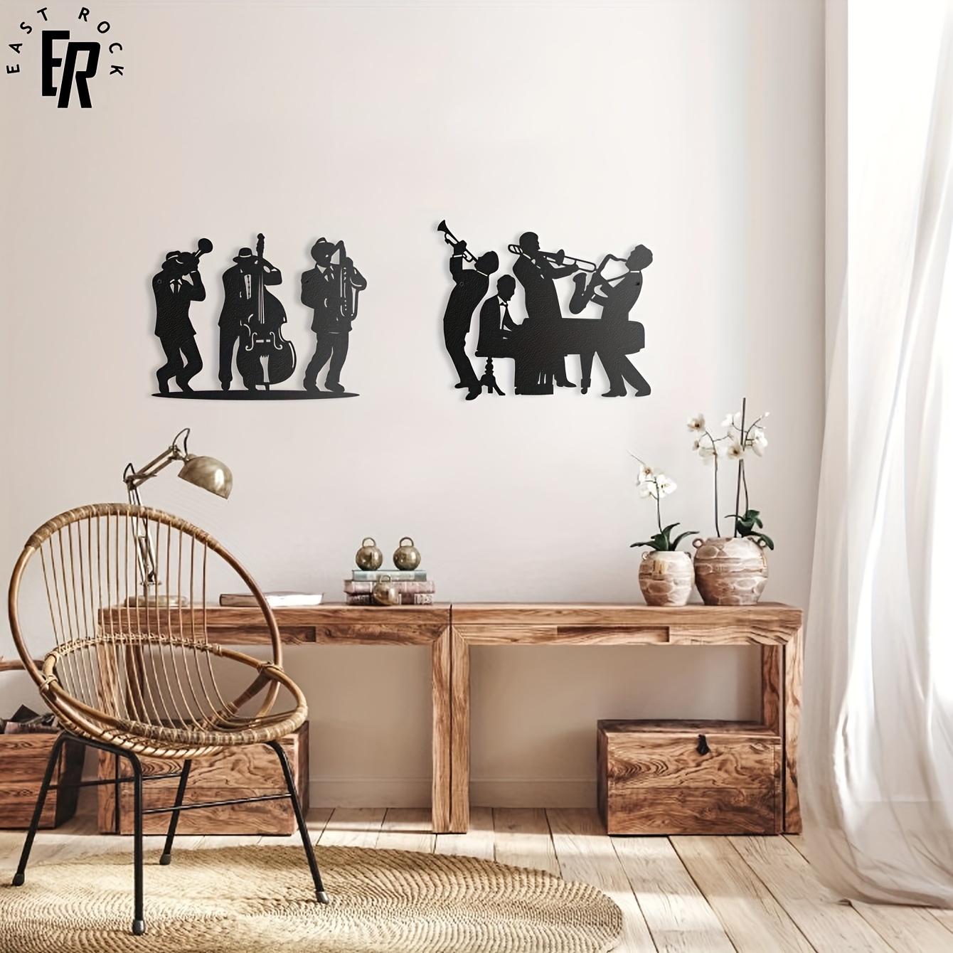 Decorazione da parete con silh - Musical Instrument Groups recensione e prezzo
