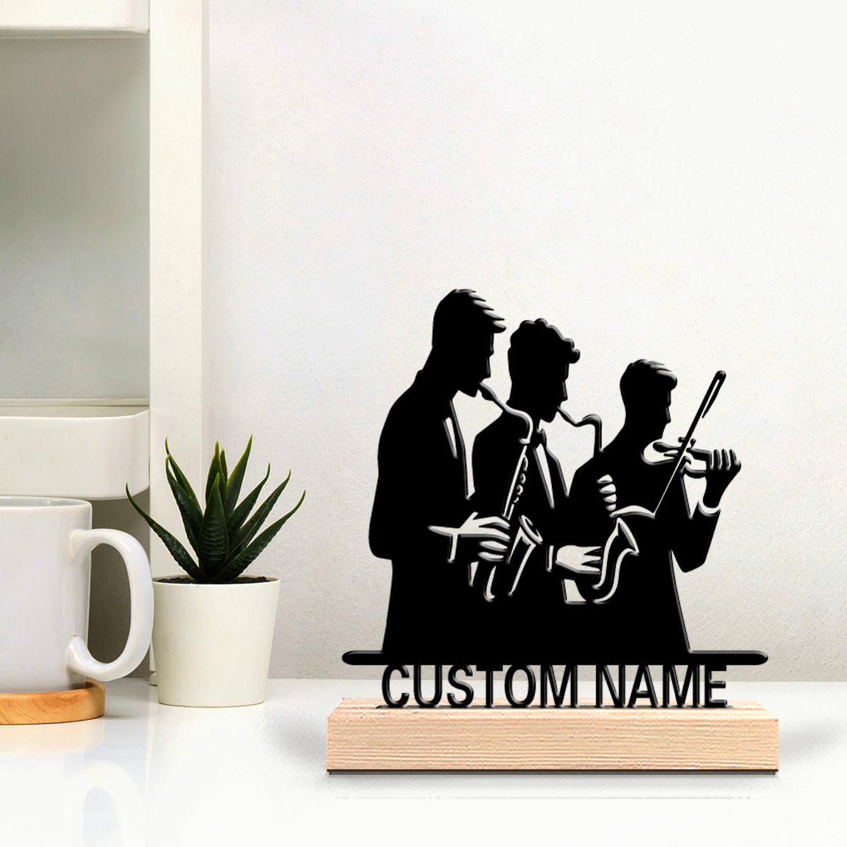1 pezzo Statuetta in latta art - Musical Instrument And Names recensione e prezzo