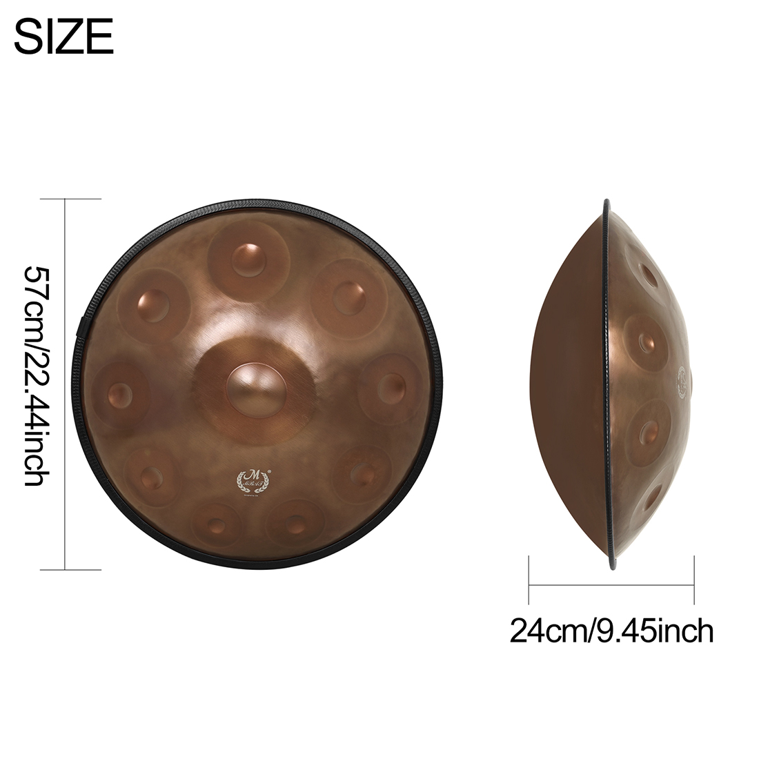 M MBAT Handpan in Re minore da - Tongue Drum Steel recensione e prezzo