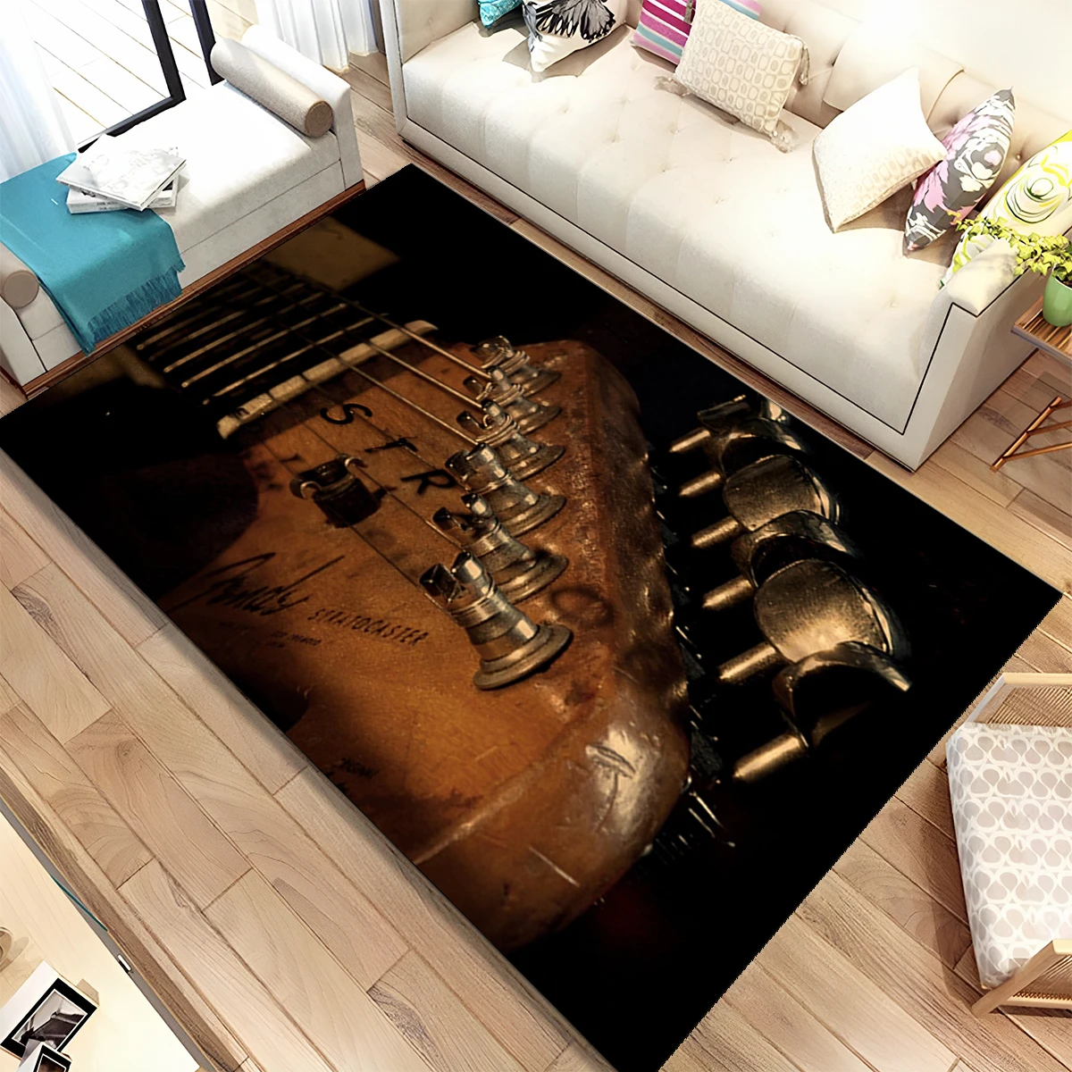 Tappeto 3D a Forma di Chitarra - Musical Instrument Online recensione e prezzo