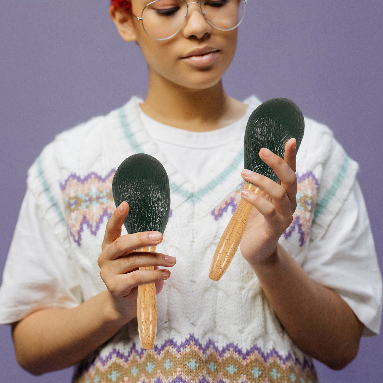 Maracas a forma di frutta, str - Musical Instrument Maraca recensione e prezzo