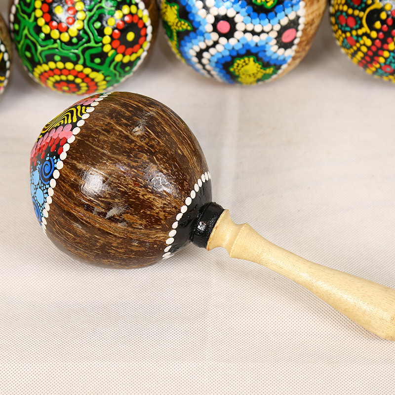 Maracas di guscio di cocco dip - Musical Instrument Maraca recensione e prezzo