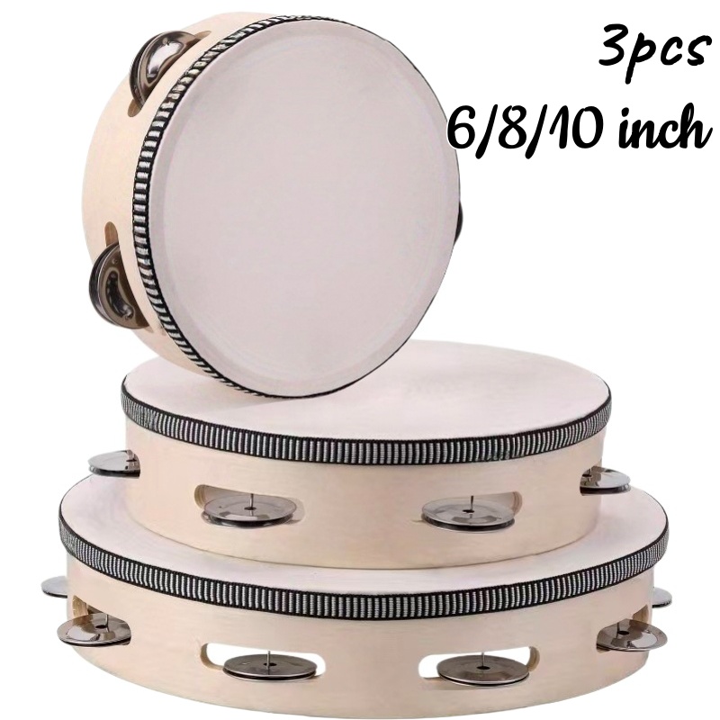 1/3 Tamburelli in Legno da 6/8 - Musical Instrument Chimes recensione e prezzo
