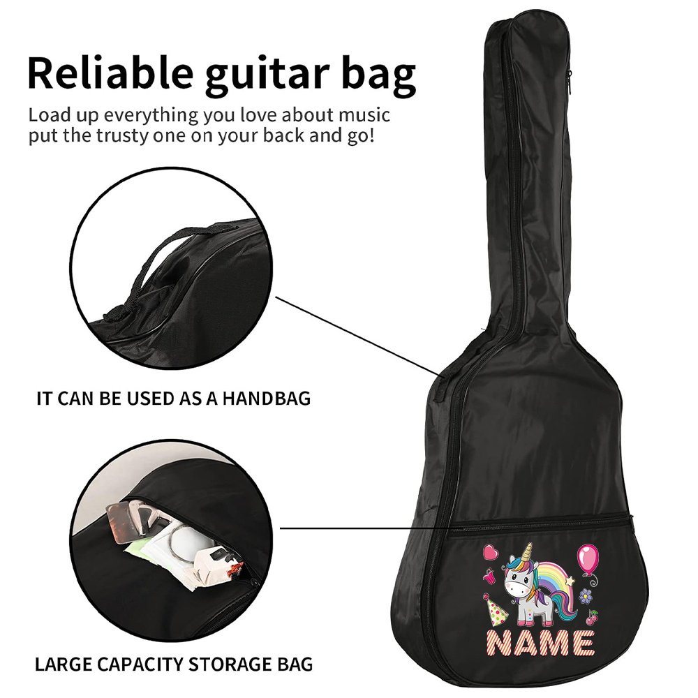 Borsa per chitarra con nome pe - Musical Instrument And Names recensione e prezzo