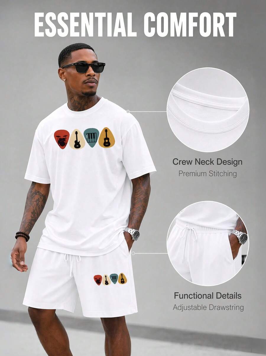 Set da Uomo 2 Pezzi: T-Shirt O - Musical Instruments recensione e prezzo